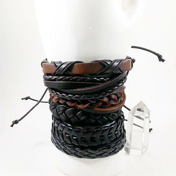 🚫GIFTED🚫 Braided Leather Bracelet - Picture 3 of 3